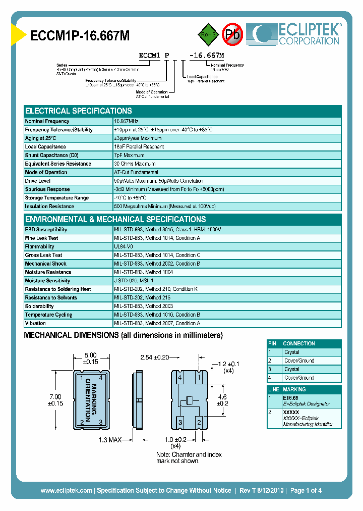 ECCM1P-16667M_3845379.PDF Datasheet