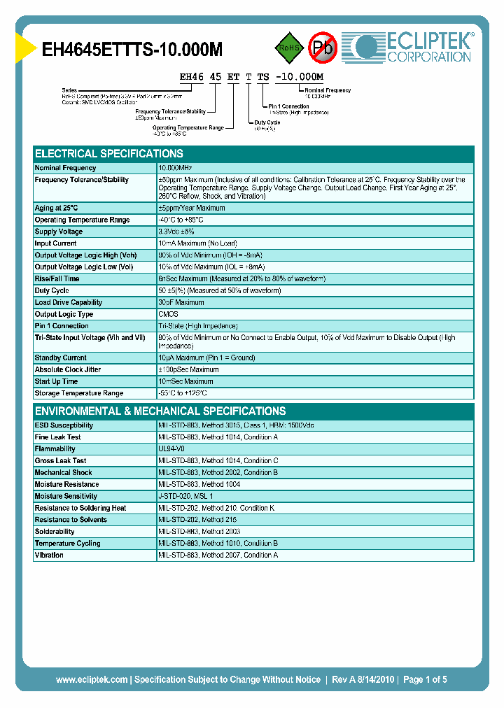 EH4645ETTTS-10000M_3850709.PDF Datasheet