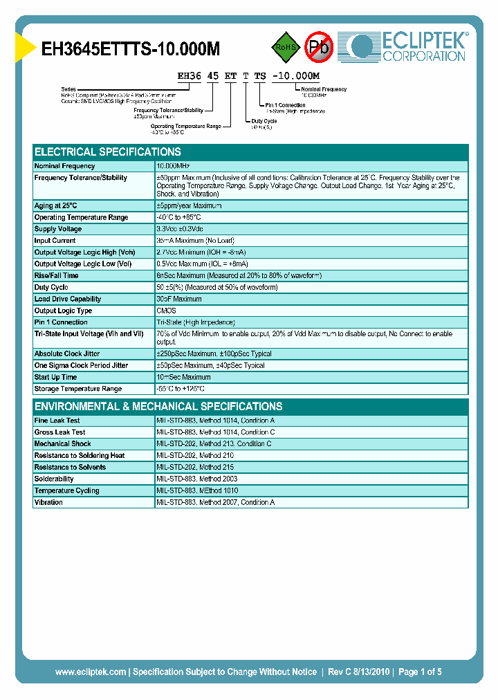 EH3645ETTTS-10000M_3850705.PDF Datasheet