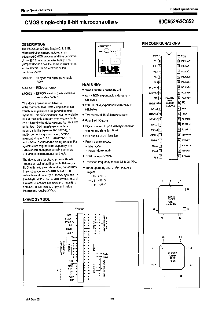 P83C652EBAXXX-T_3861397.PDF Datasheet