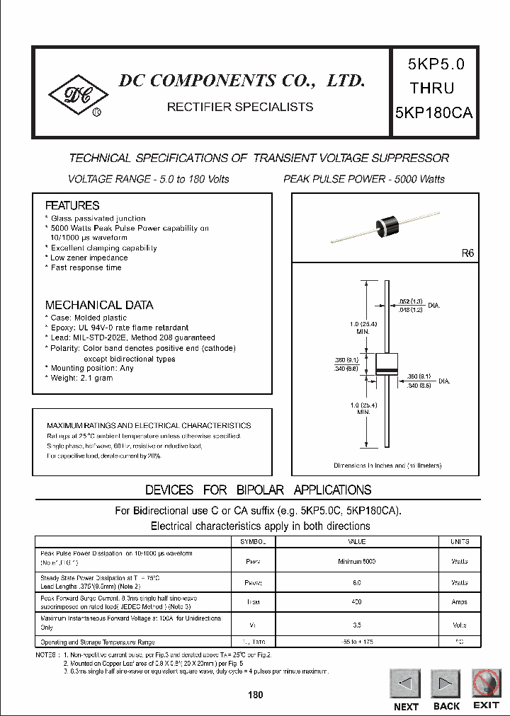 5KP70A_3861057.PDF Datasheet