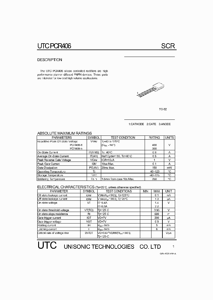 PCR406-5-AD_3869148.PDF Datasheet