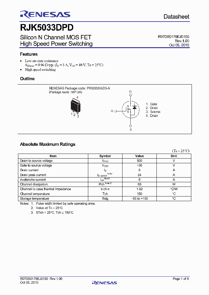 RJK5033DPD-00-J2_3873053.PDF Datasheet