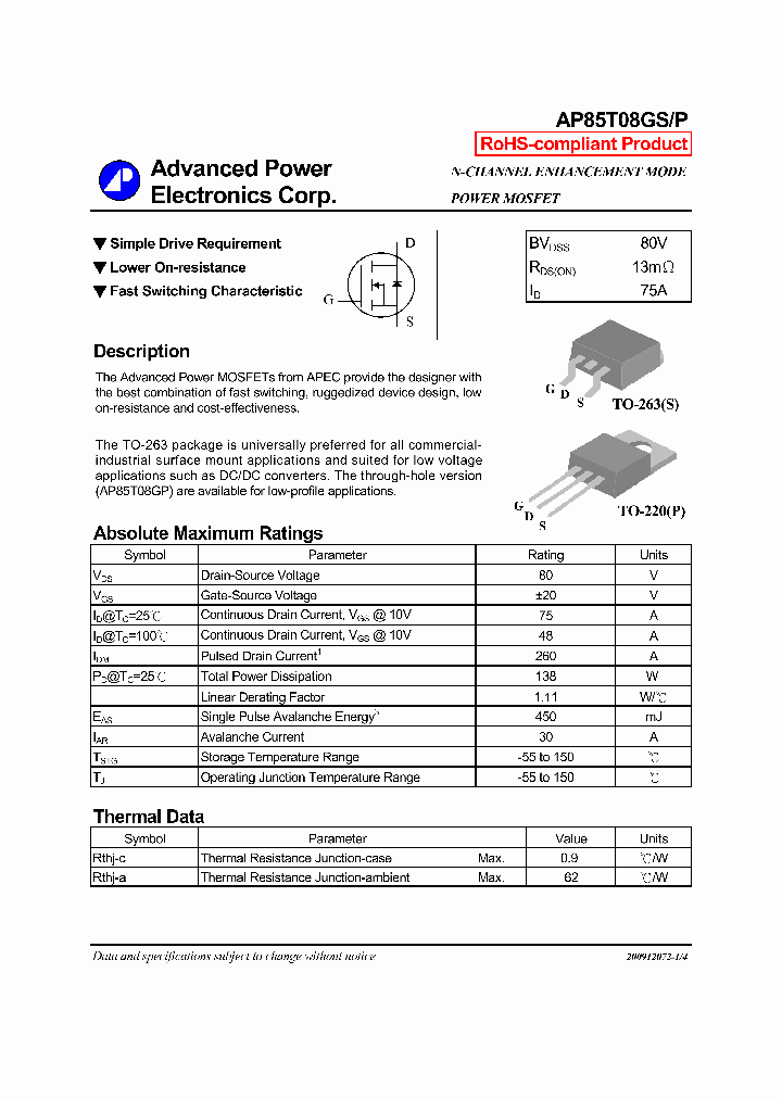 AP85T08GS_3878871.PDF Datasheet