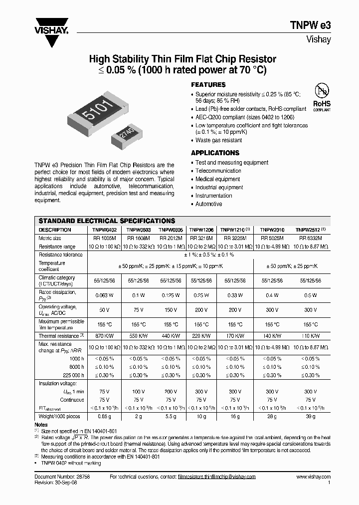 TNPW201086R6BHEY_3884718.PDF Datasheet