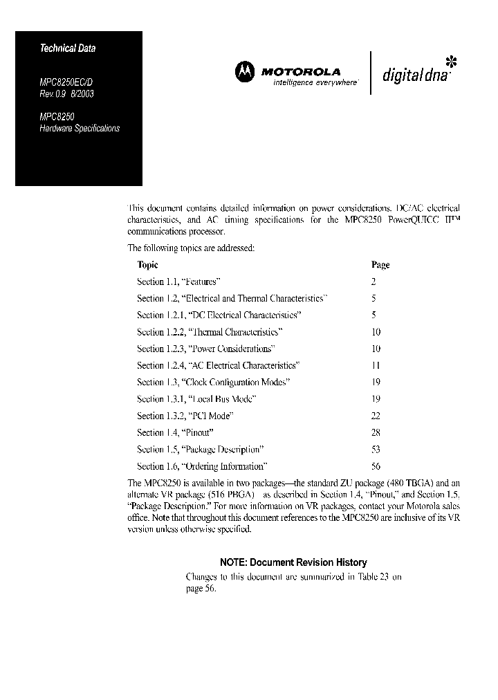 XPC8250AZUPHBA_3882883.PDF Datasheet