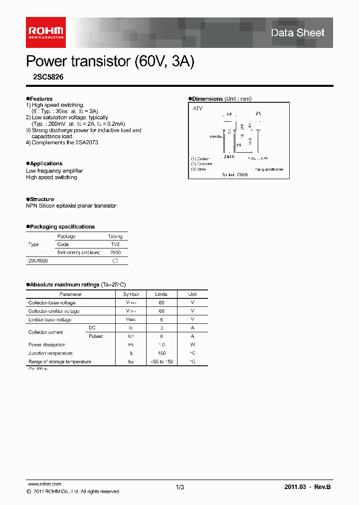 2SC5826TV2Q_3880982.PDF Datasheet