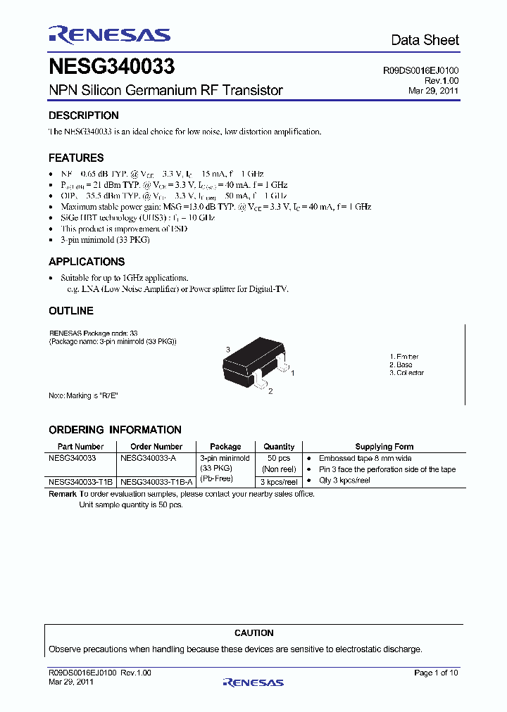 NESG340033_4127033.PDF Datasheet