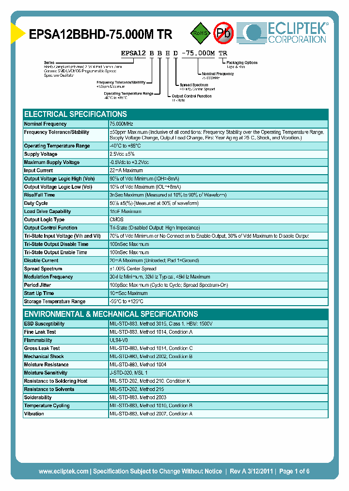 EPSA12BBHD-75000MTR_3893777.PDF Datasheet