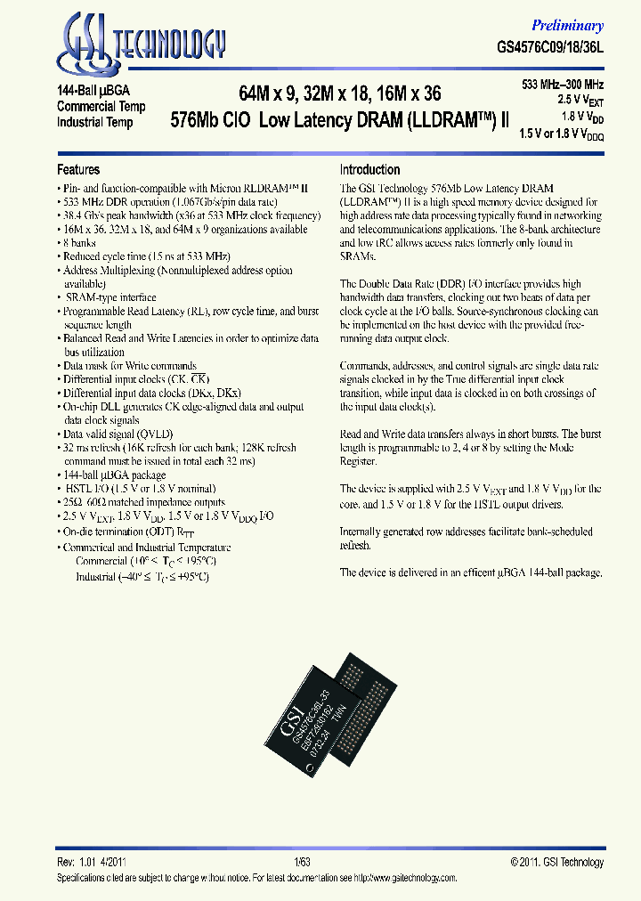 GS4576C18GL-24T_3898503.PDF Datasheet