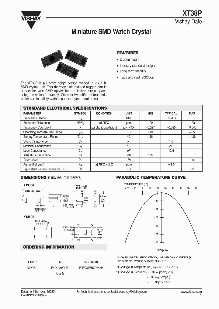 XT38PB32768KHZ_3909073.PDF Datasheet