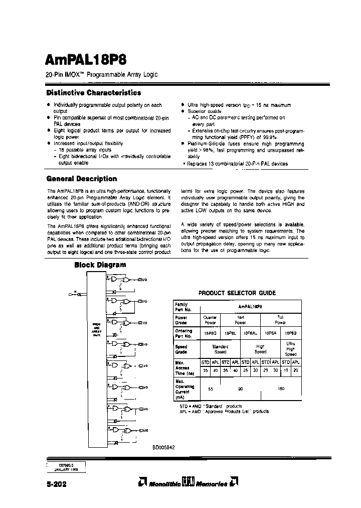 AMPAL18P8BB2A_3909525.PDF Datasheet