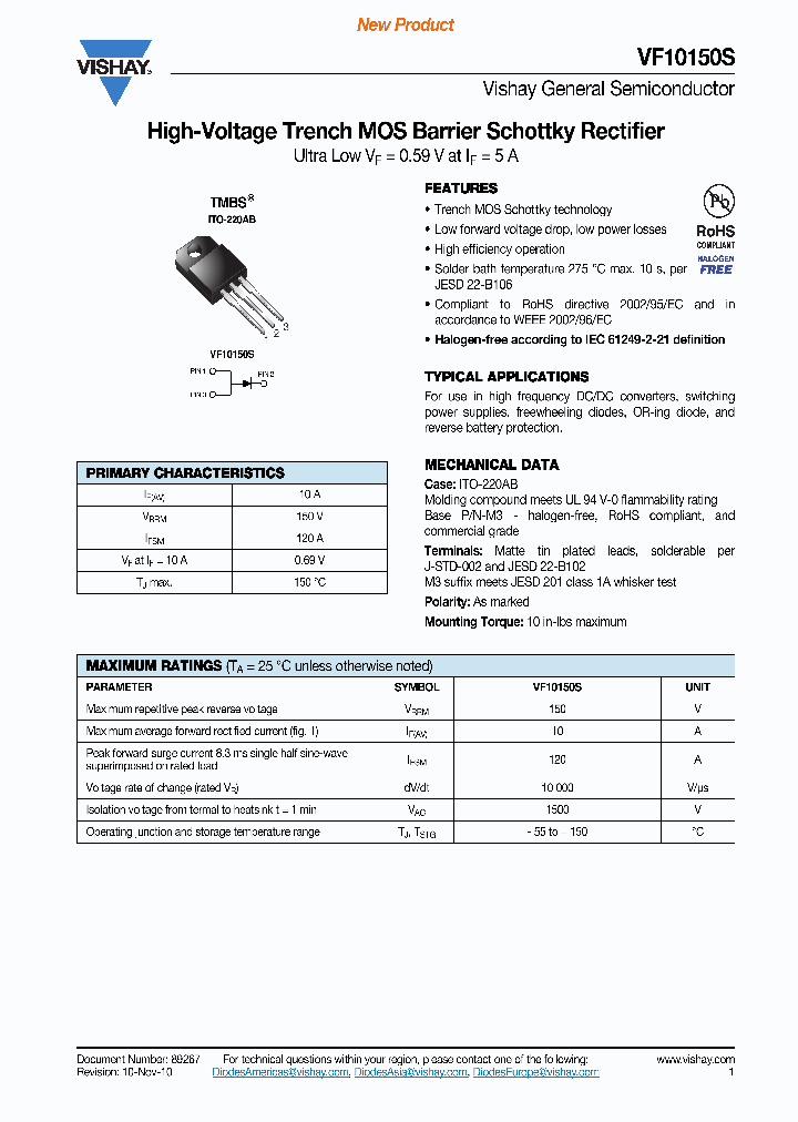 VF10150S-M3-4W_4157310.PDF Datasheet