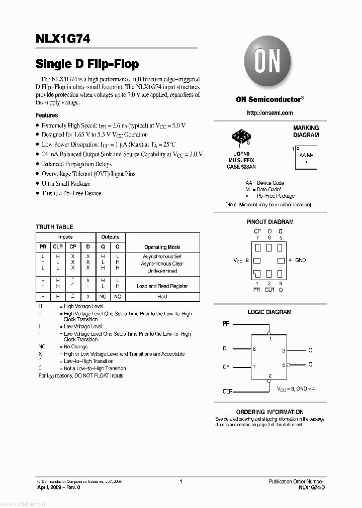 NLX1G74_4170443.PDF Datasheet