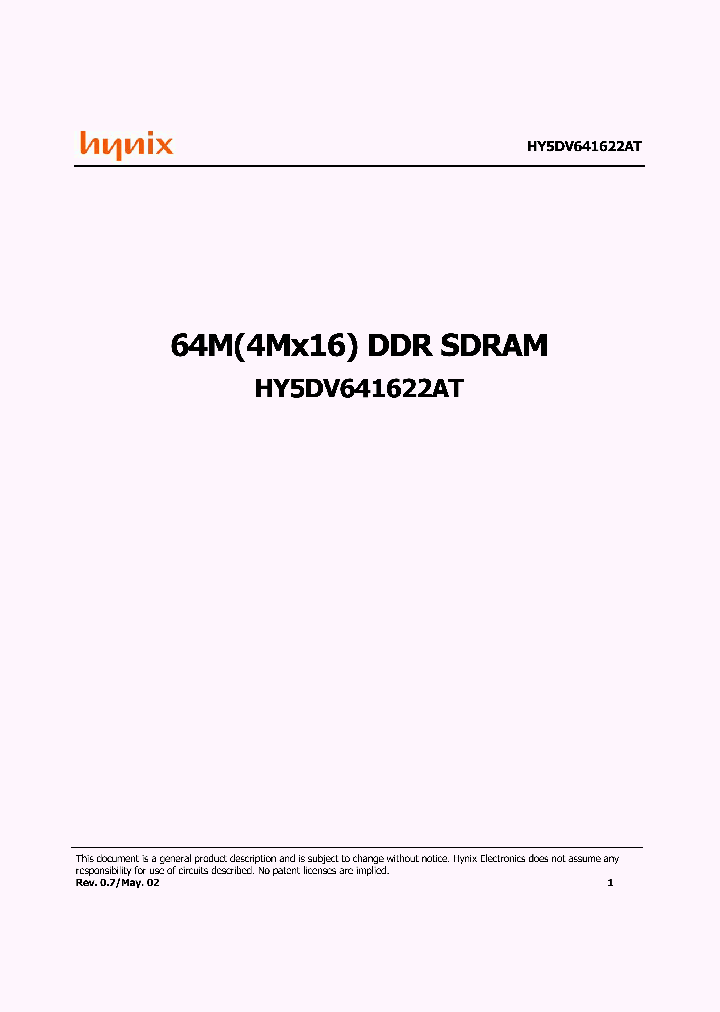 HY5DV641622AT-5_3997738.PDF Datasheet