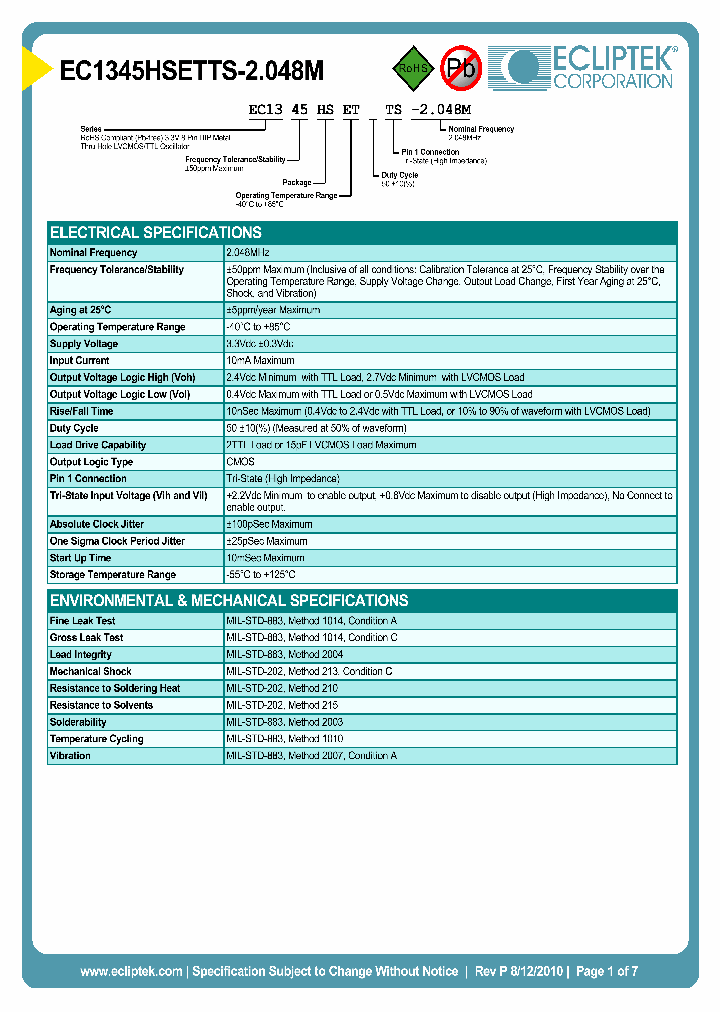 EC1345HSETTS-2048M_4004497.PDF Datasheet