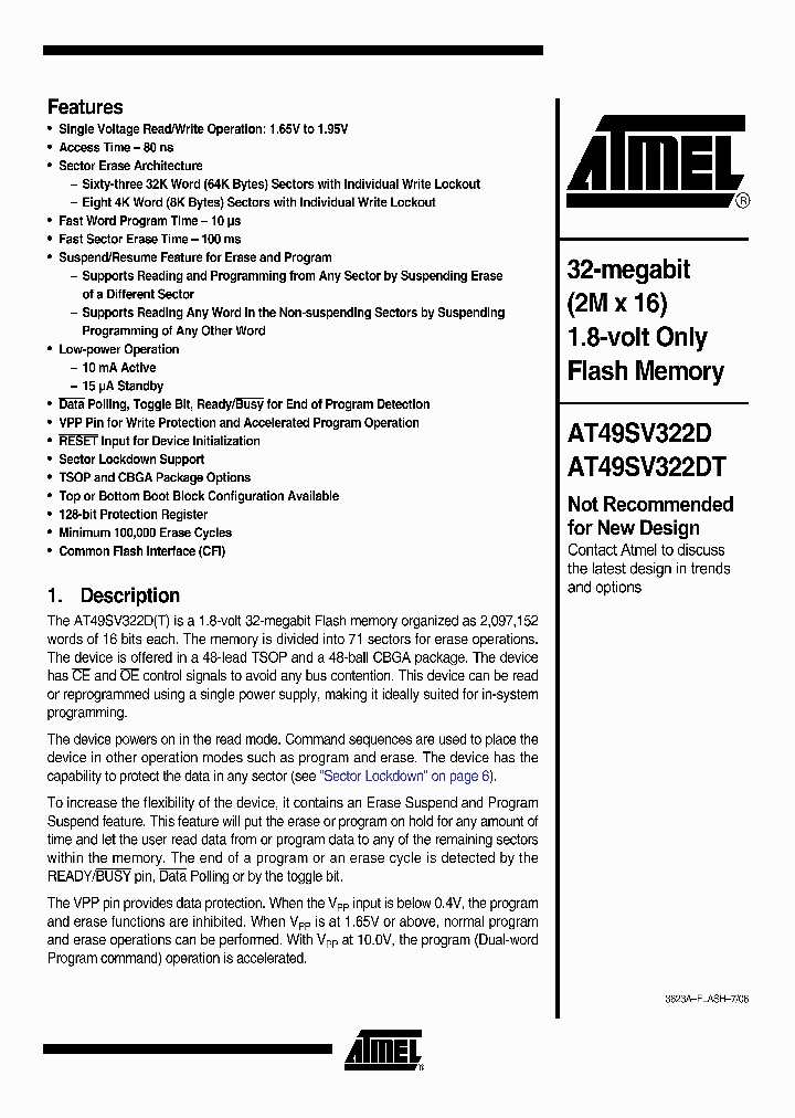 AT49SV322DT-80TU_4063511.PDF Datasheet