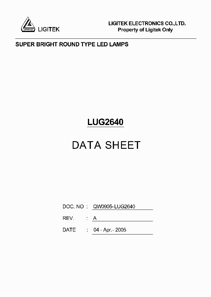 LUG2640_4202619.PDF Datasheet