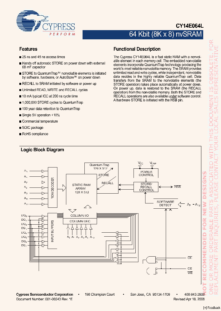 CY14E064L-SZ35XIT_4077836.PDF Datasheet