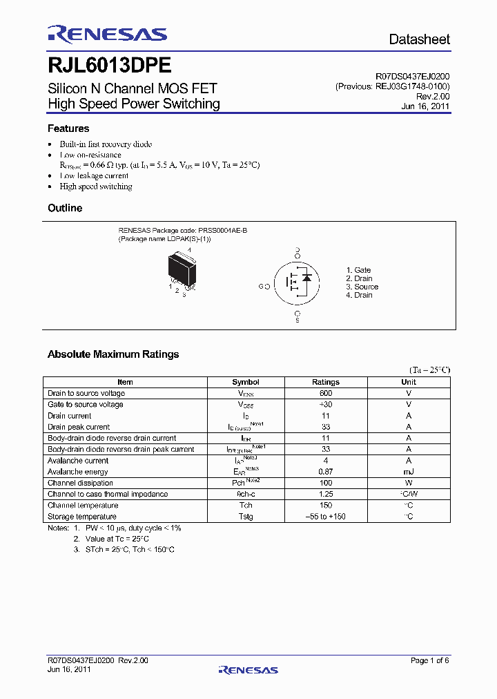 RJL6013DPE_4222501.PDF Datasheet