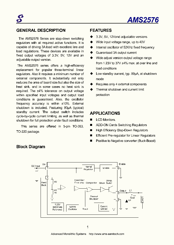 AMS2576S-XX_4232167.PDF Datasheet