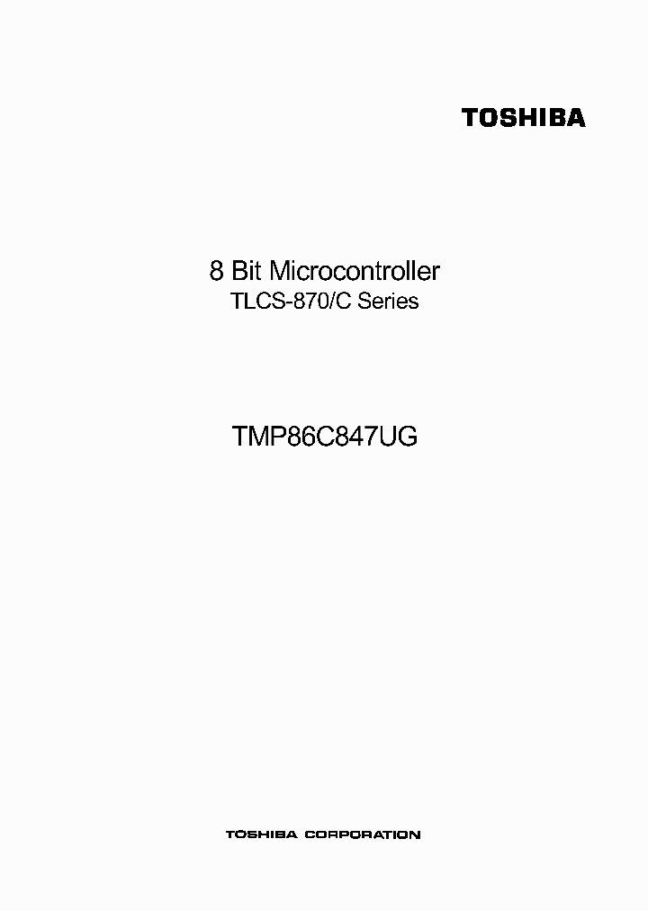 TMP86C847UG_4188116.PDF Datasheet