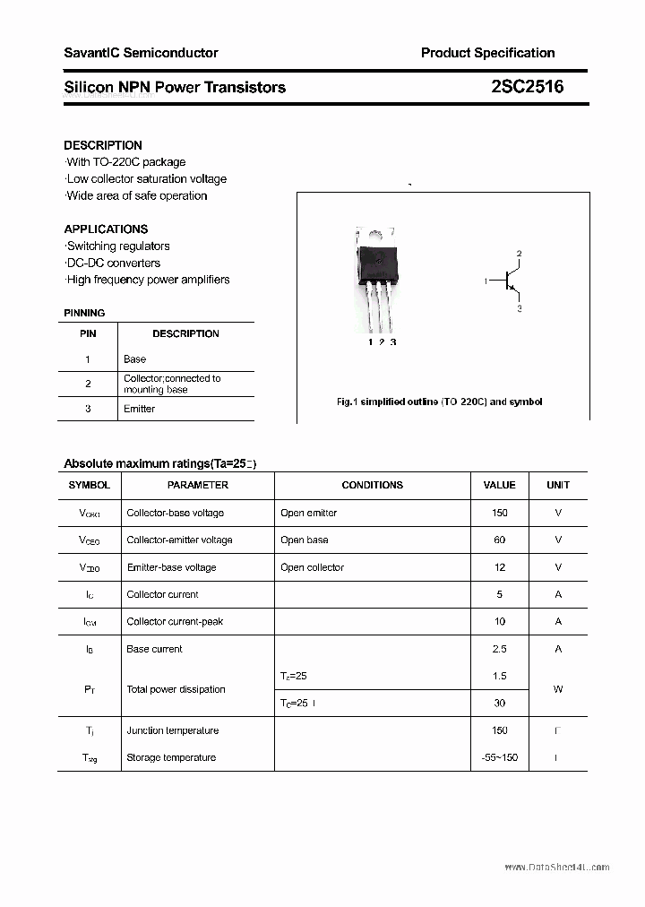 2SC2516_4249000.PDF Datasheet