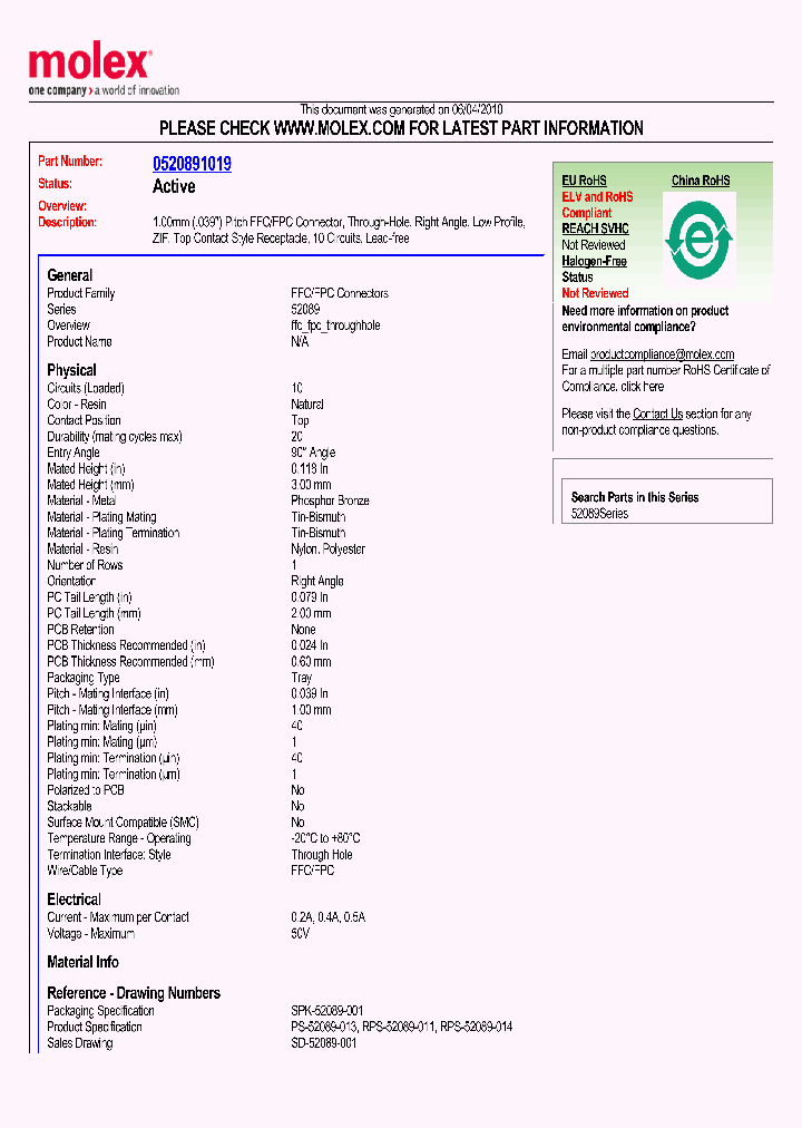 52089-1019_4250355.PDF Datasheet