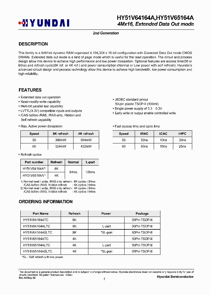 HY51V65164ATC50_4252758.PDF Datasheet