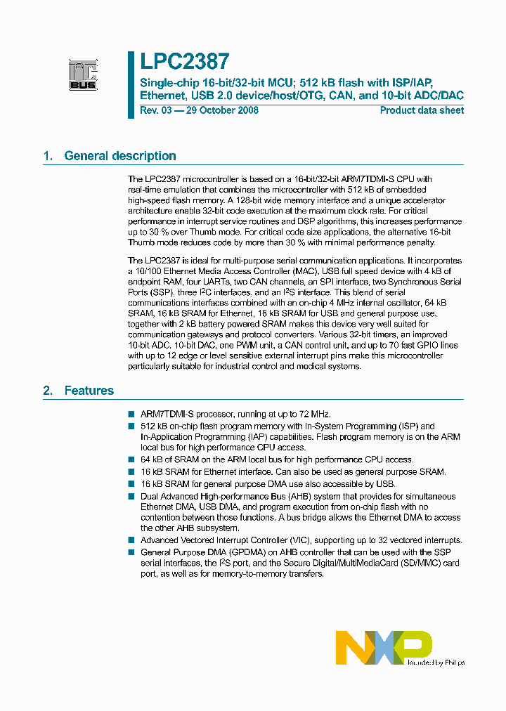 LPC2387FBD100551_4273576.PDF Datasheet