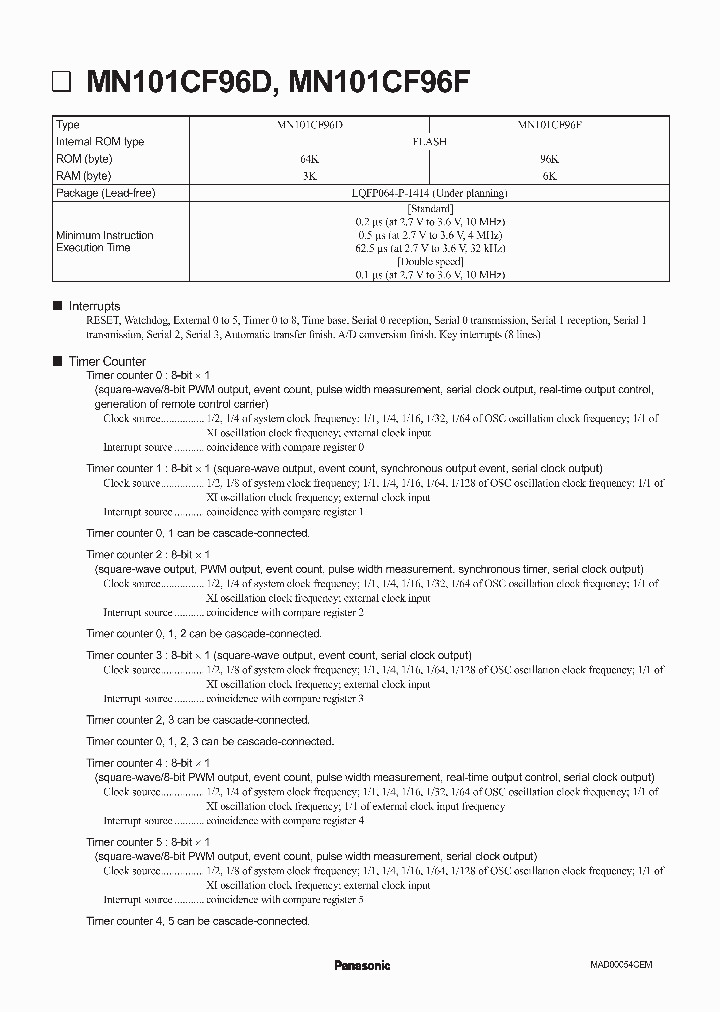 MN101CF96F_4271778.PDF Datasheet