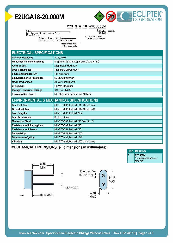 E2UGA18-20000M_4278644.PDF Datasheet