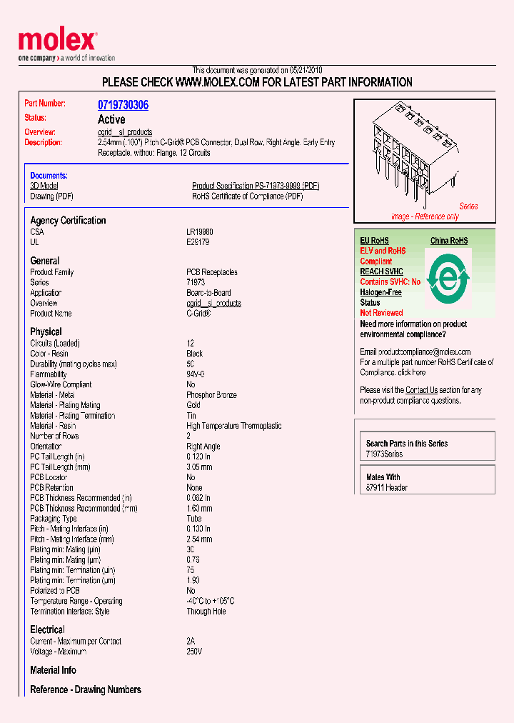 71973-0306_4280722.PDF Datasheet