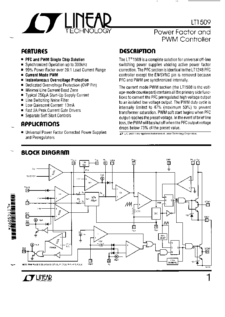 LT1509ISWPBF_4293859.PDF Datasheet