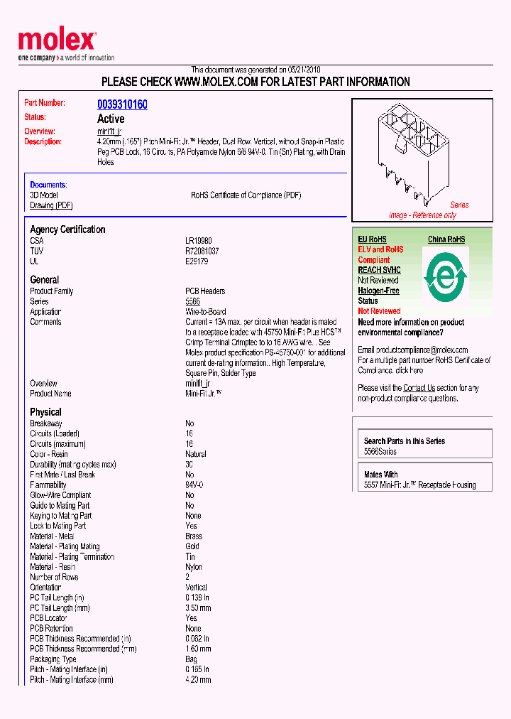 39-31-0160_4294128.PDF Datasheet