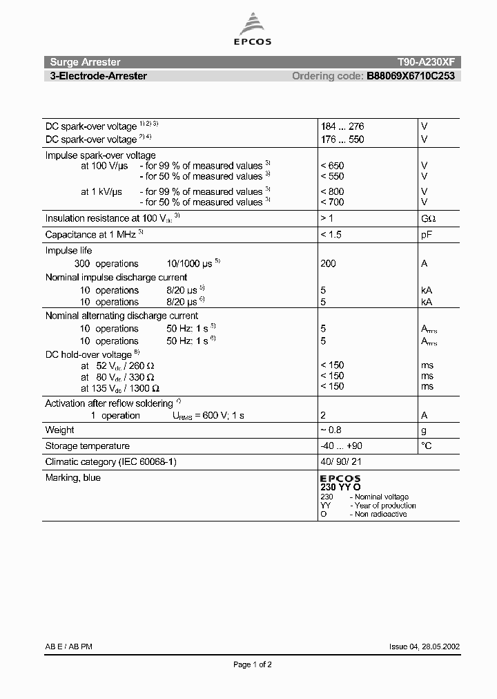 T90-A230XF_4315213.PDF Datasheet