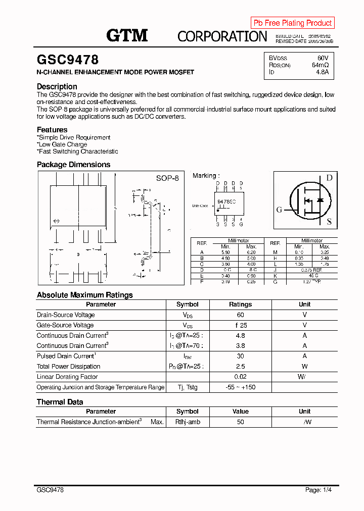 GSC9478_4317997.PDF Datasheet