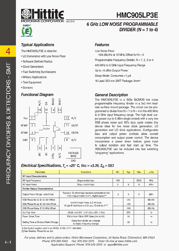 HMC905LP3E_4329348.PDF Datasheet