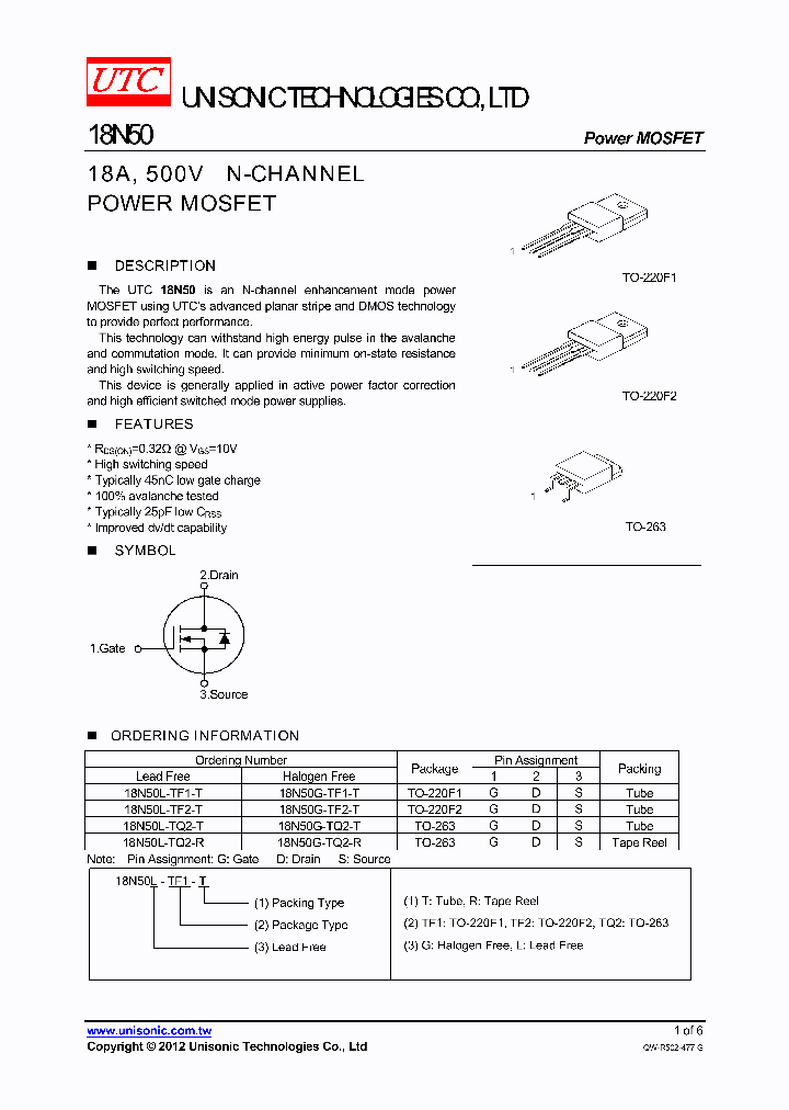 18N50L-TF2-T_4332644.PDF Datasheet