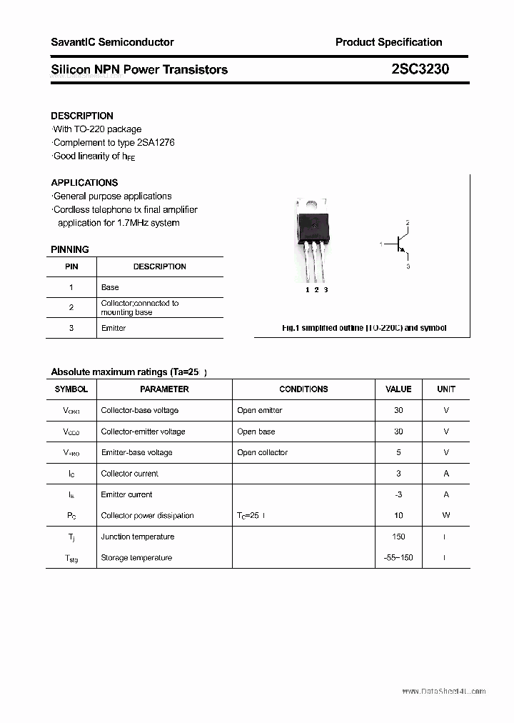 2SC3230_4348376.PDF Datasheet