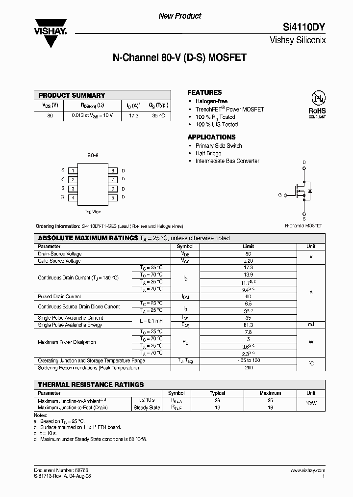 SI4110DY-T1-GE3_4360154.PDF Datasheet