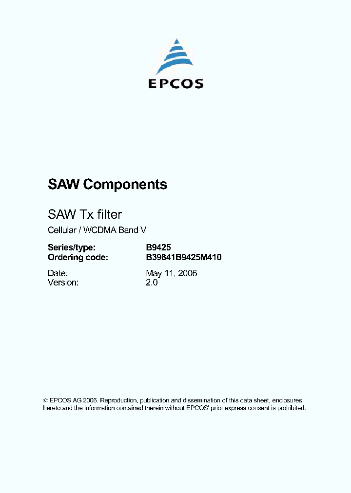 B9425_4381402.PDF Datasheet