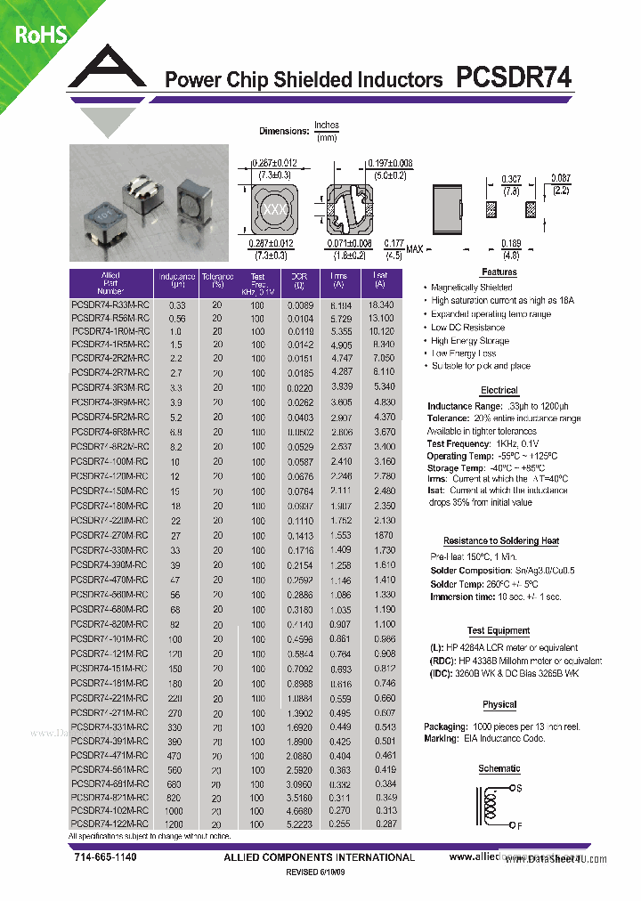 PCSDR74_4390147.PDF Datasheet