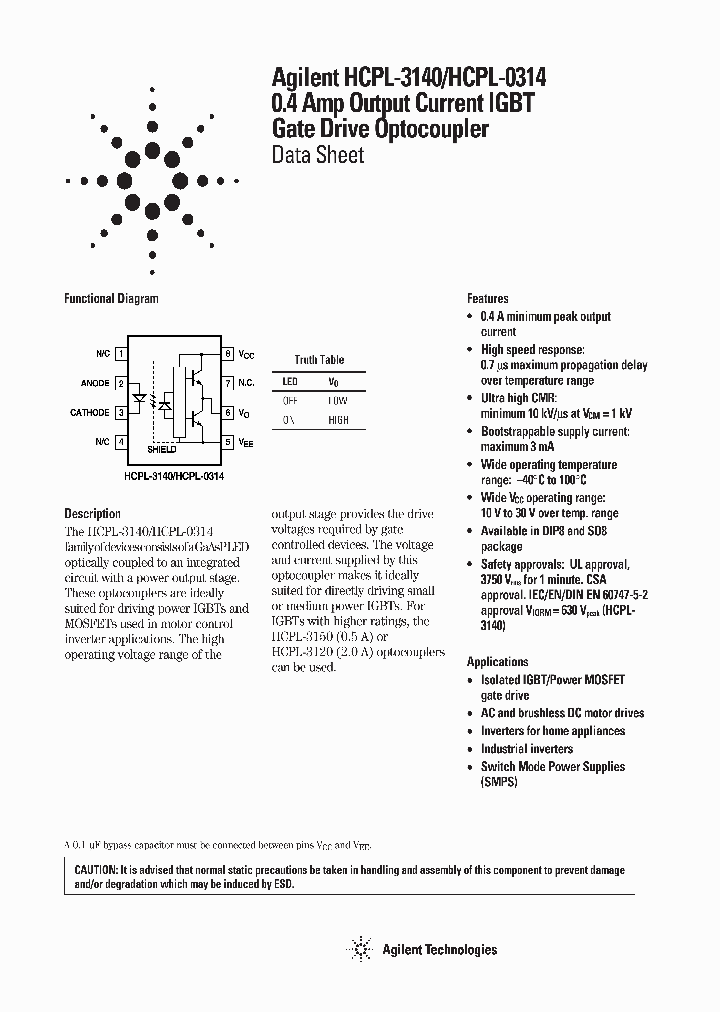 HCPL-0314_4411327.PDF Datasheet