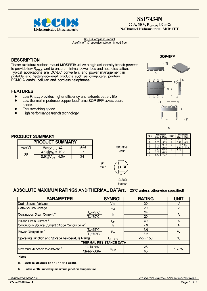 SSP7434N_4435116.PDF Datasheet