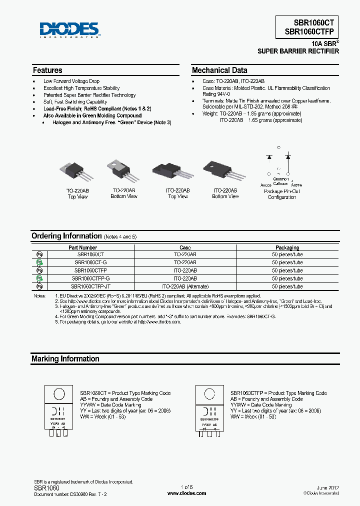 SBR1060CTFP-JT_4455961.PDF Datasheet