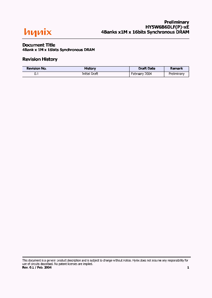 HY5W6B6DLF_4469448.PDF Datasheet