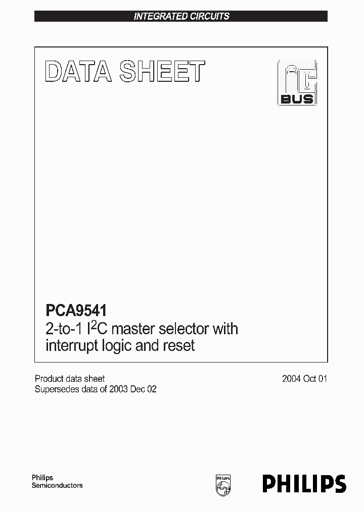 PCA9541PW01_4473989.PDF Datasheet