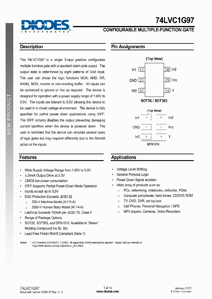 74LVC1G97DW_4481289.PDF Datasheet