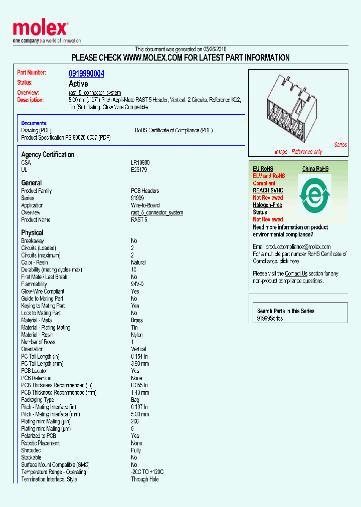 91999-0004_4482392.PDF Datasheet